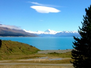 Lake Pukaki - Ausblick aus dem Zelt