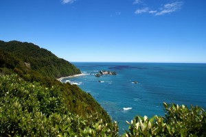 Ausblick Küste -tasmanische See